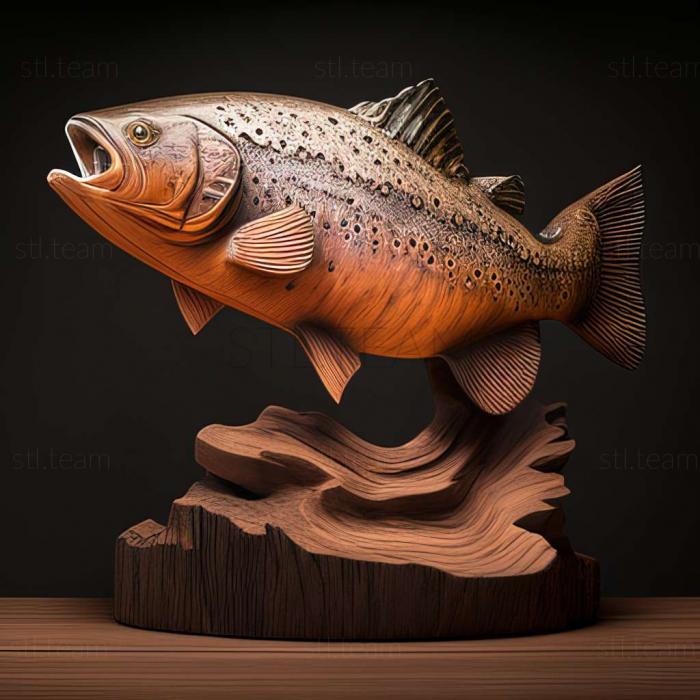 3D model trout (STL)